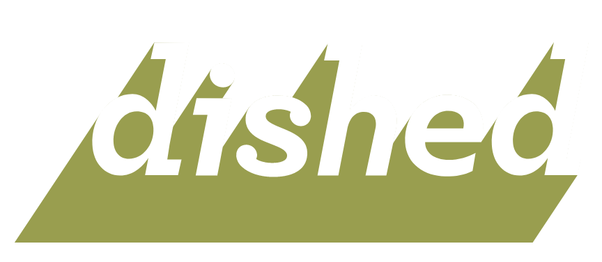 Text saying "dished"