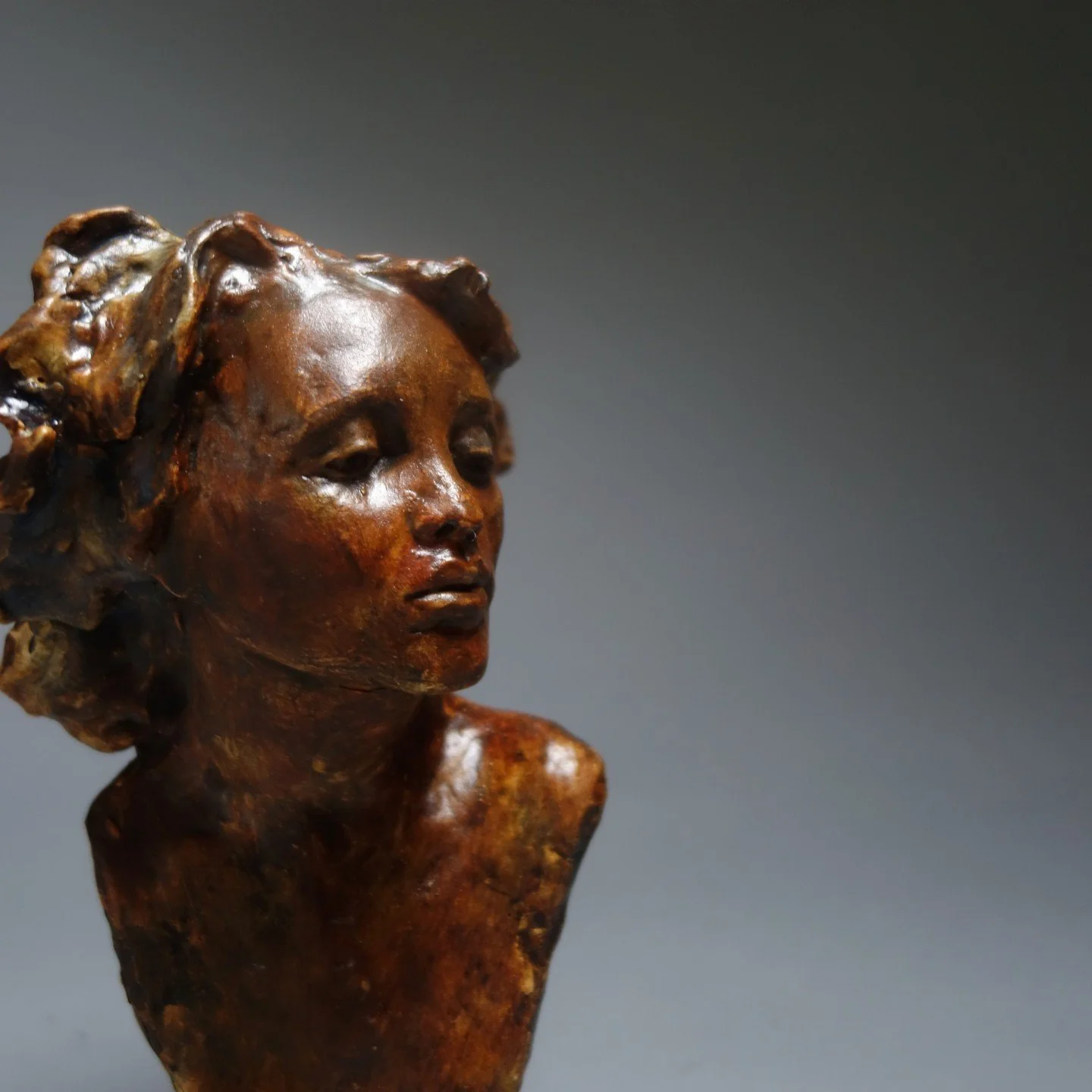 working on a maquette for another bust &quot;Psyche&quot;

#psyche #deborahbridges #ceramic #ceramicsculpture #myth #bust