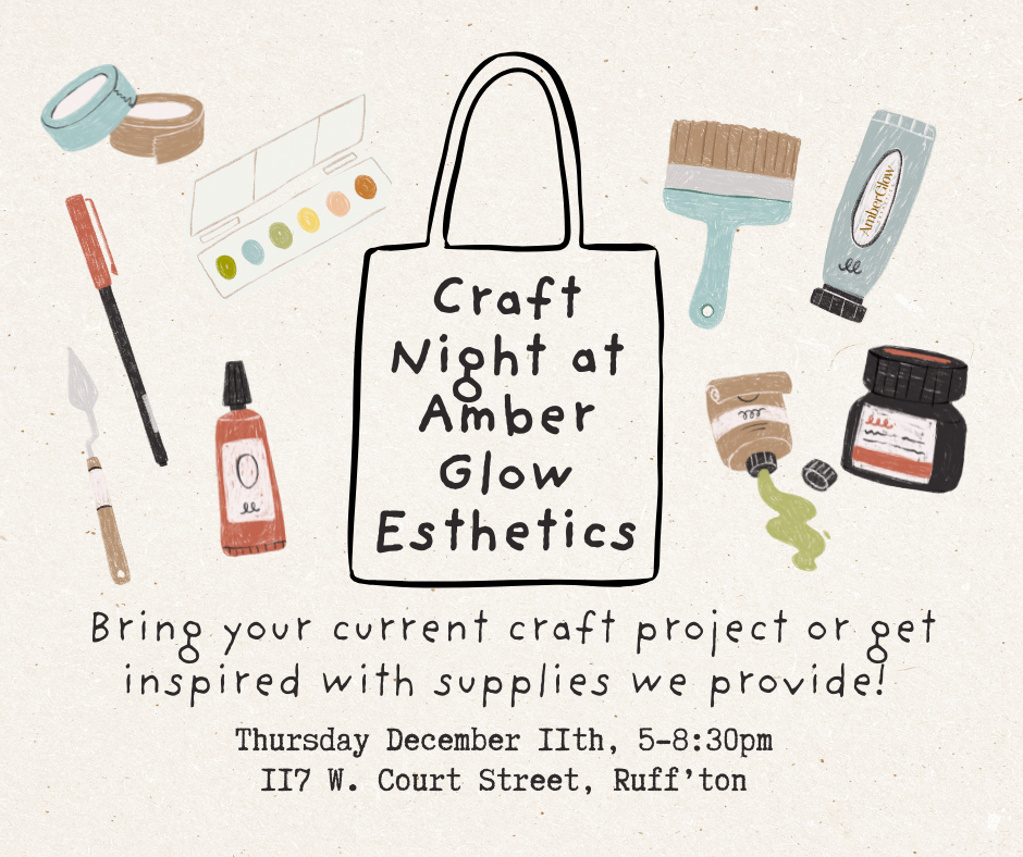 Craft Night at Amber Glow Esthetics