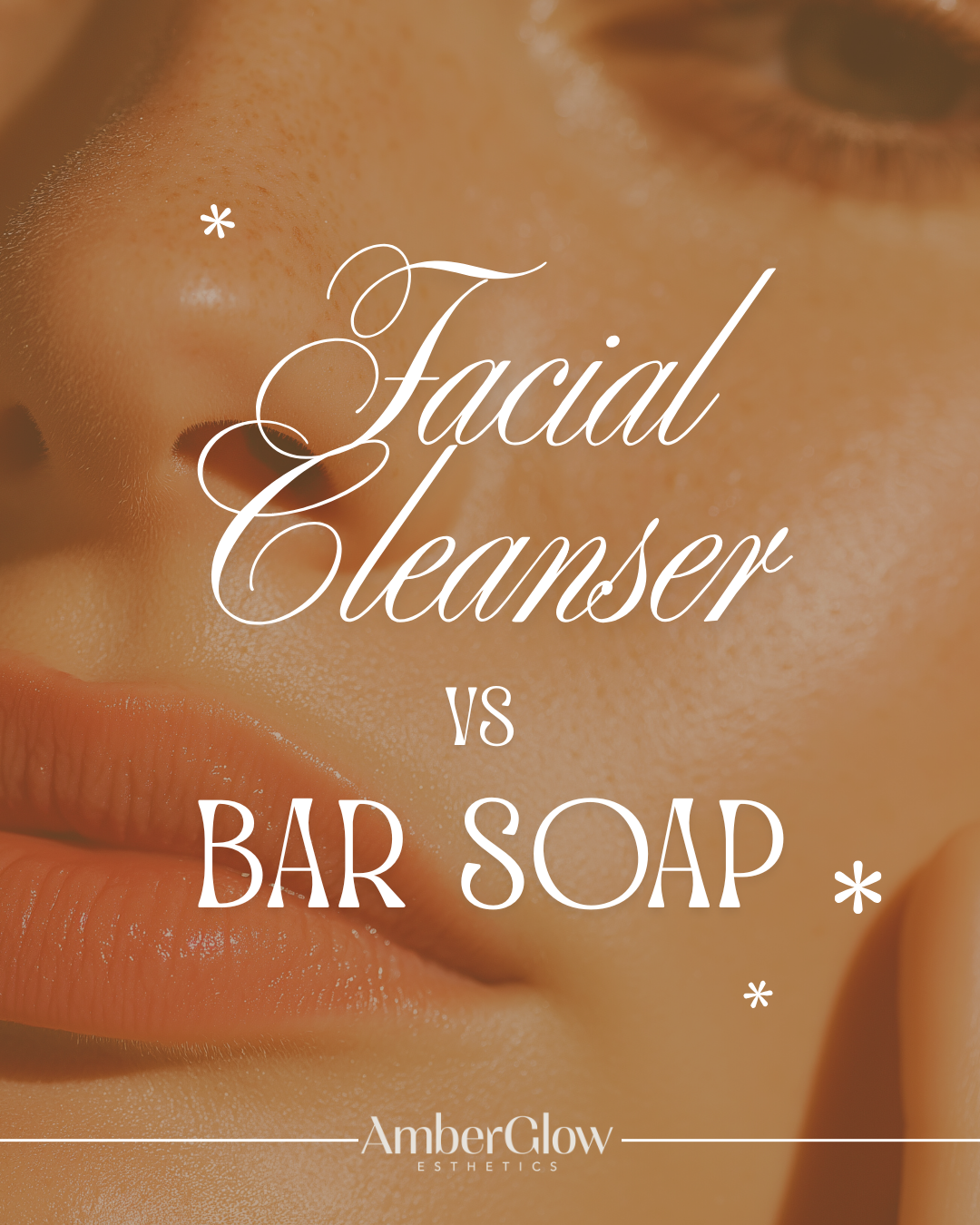 Facial Cleanser vs Bar Soap