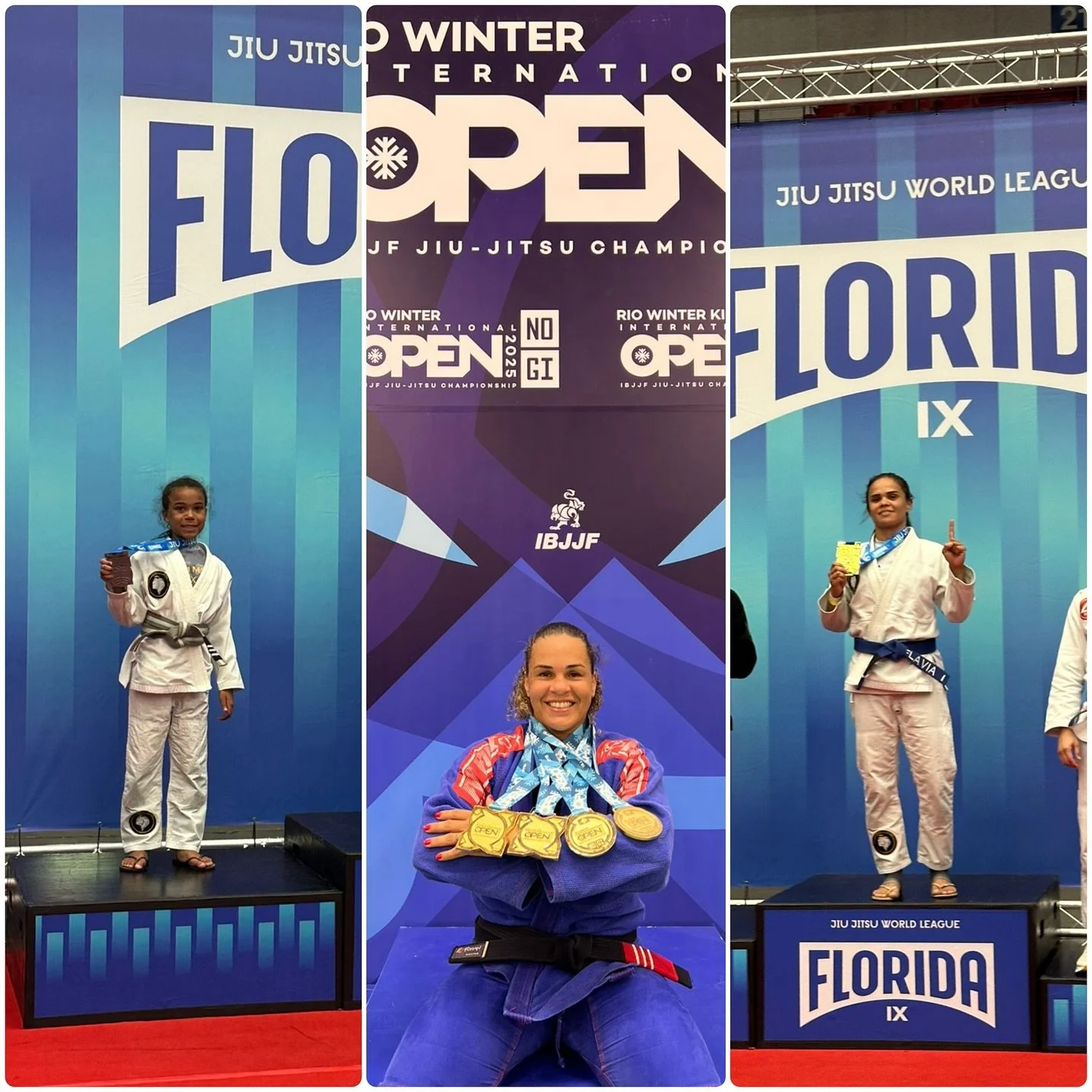 Our Amazing Wonder Women! Congratulations to @talitabernardomma @flavinhamalvadona and Ellie on your victories! OSS #Don'tStop #TeamMSMA