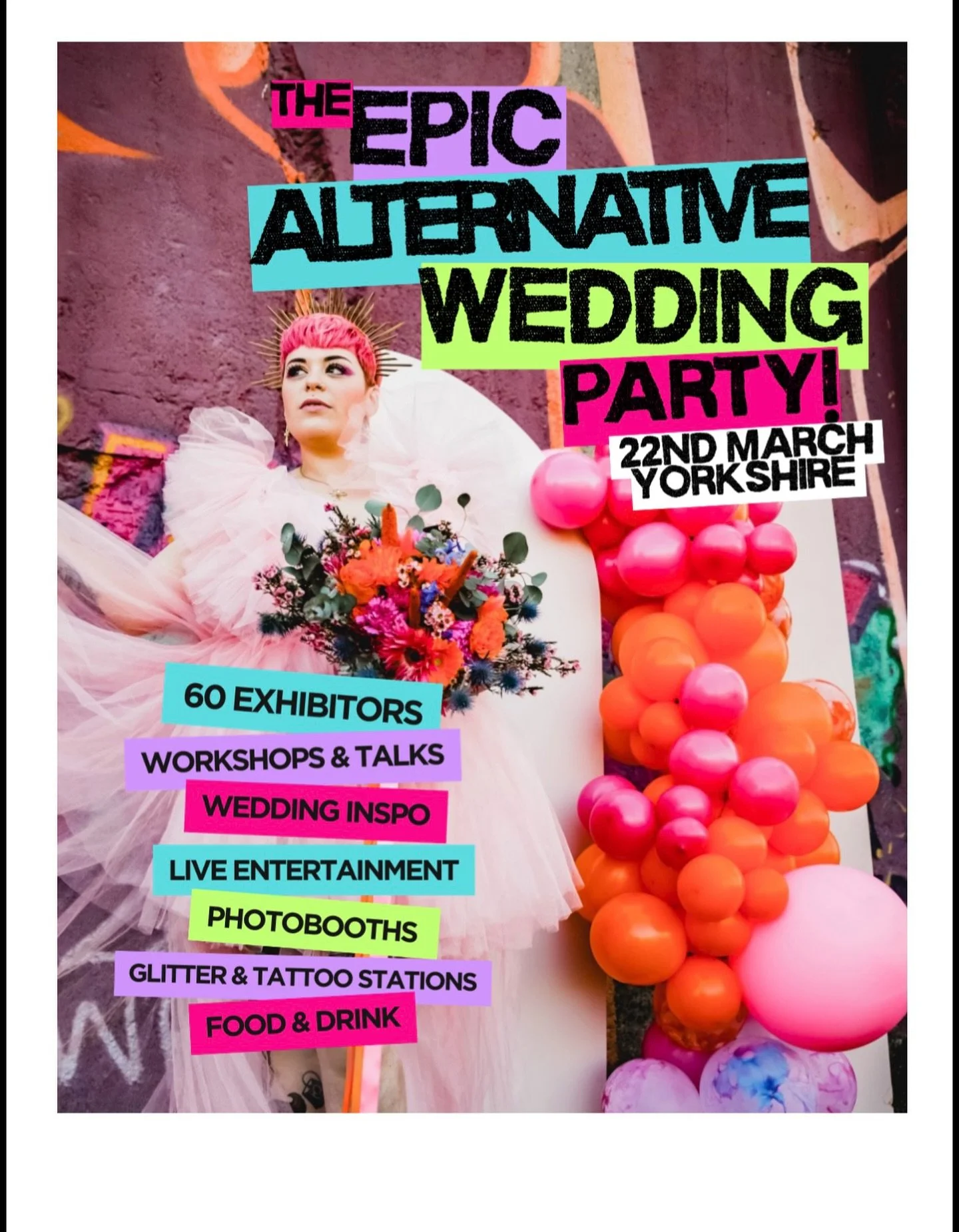 It&rsquo;s today!!! And the sun is shining too&hellip;

Today is going to be epic and I hope you will join me. @thevenuebowersmill @quirky.weddings @unconventional_wedding #epicalternativeweddingparty 

See you all at 11am!
