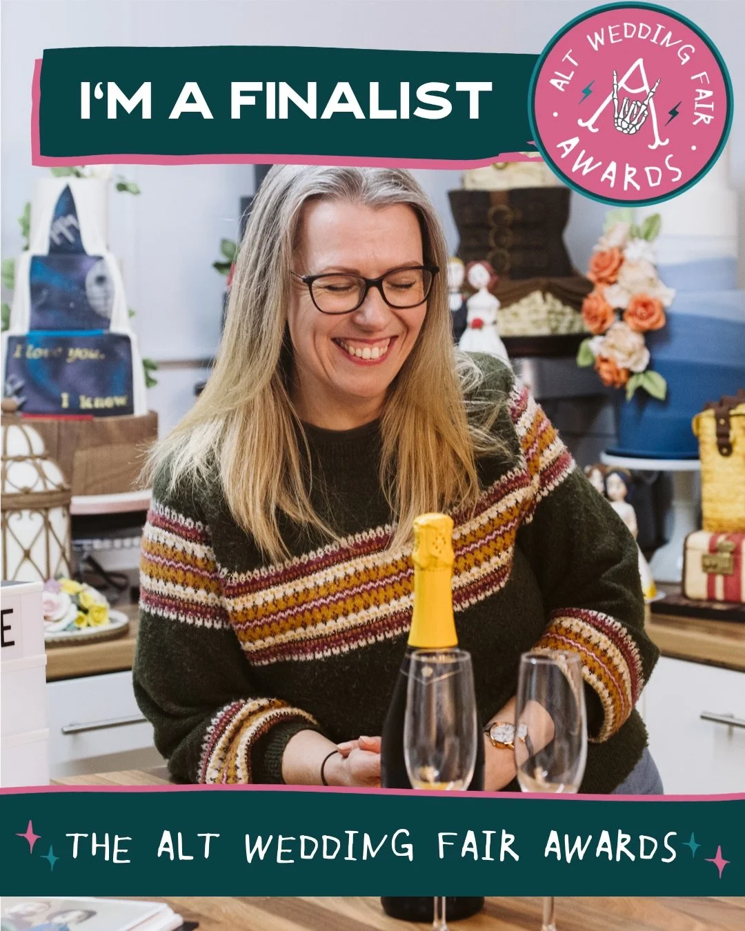Something wonderful landed in my inbox yesterday..it finished off a wonderful Bank Holiday perfectly and I&rsquo;ve been buzzing all day! 

Huge thank you to the team at @altweddingfair for deeming VCF worthy..now here&rsquo;s keeping my fingers cros