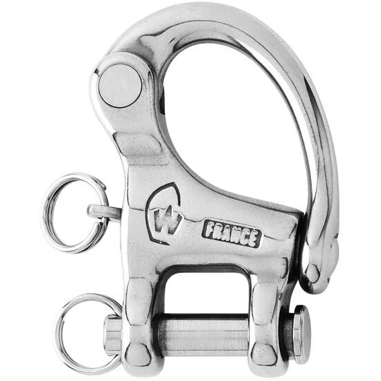 Wichard HR snap shackle with clevis pin - Length: 52 mm