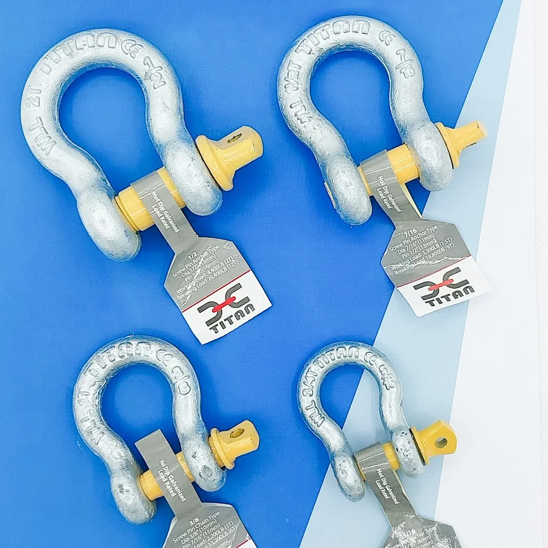 TITAN BOW SHACKLE - HOT DIP GALVANIZED