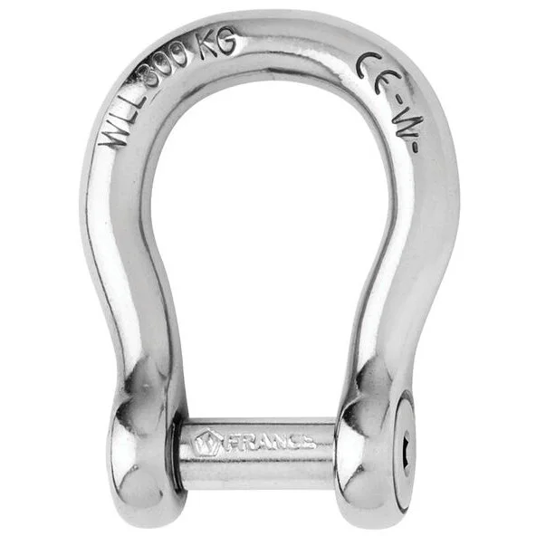 Wichard Self-locking allen head pin bow shackle - Dia 8, 10mm