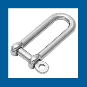 S362LK M4 316 CAPTIVE PIN LONG D SHACKLE