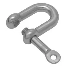Stainless 316 Captive Pin D Shackle Yacht Supplies.jpg