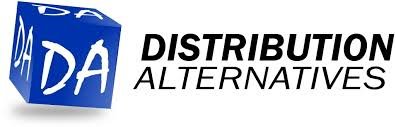 Logo for Distribution Alternatives featuring a blue cube with DA initials and black text.