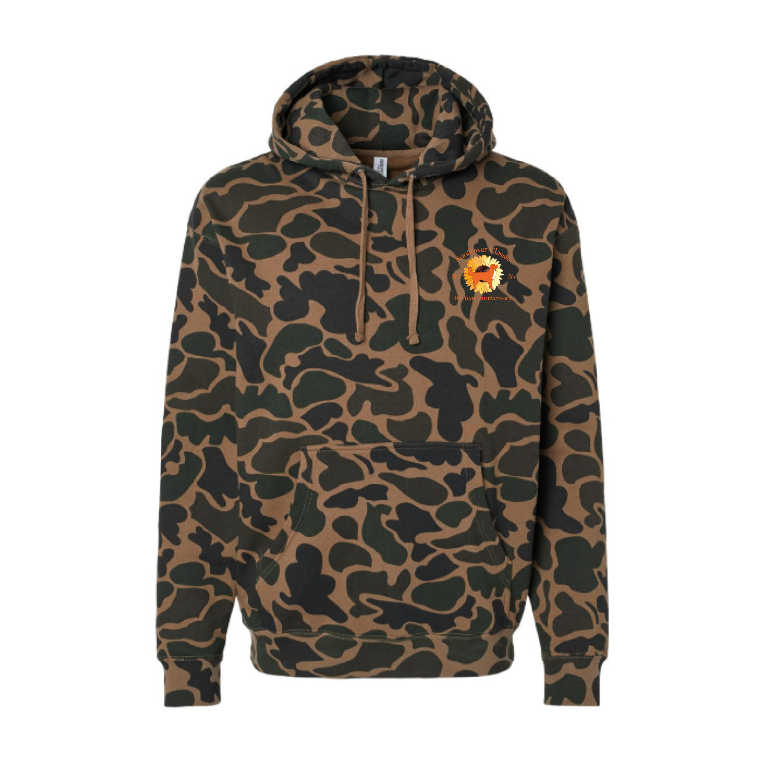 Unisex Heavyweight Hooded Sweatshirt (Duck Camo)