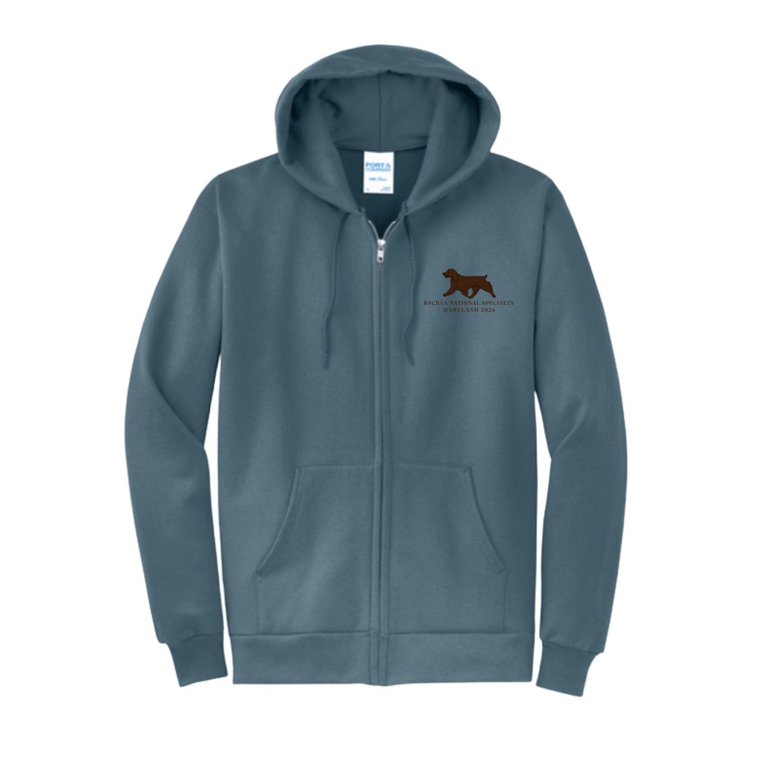 BSCBAA Embroidered Zip Up Jacket