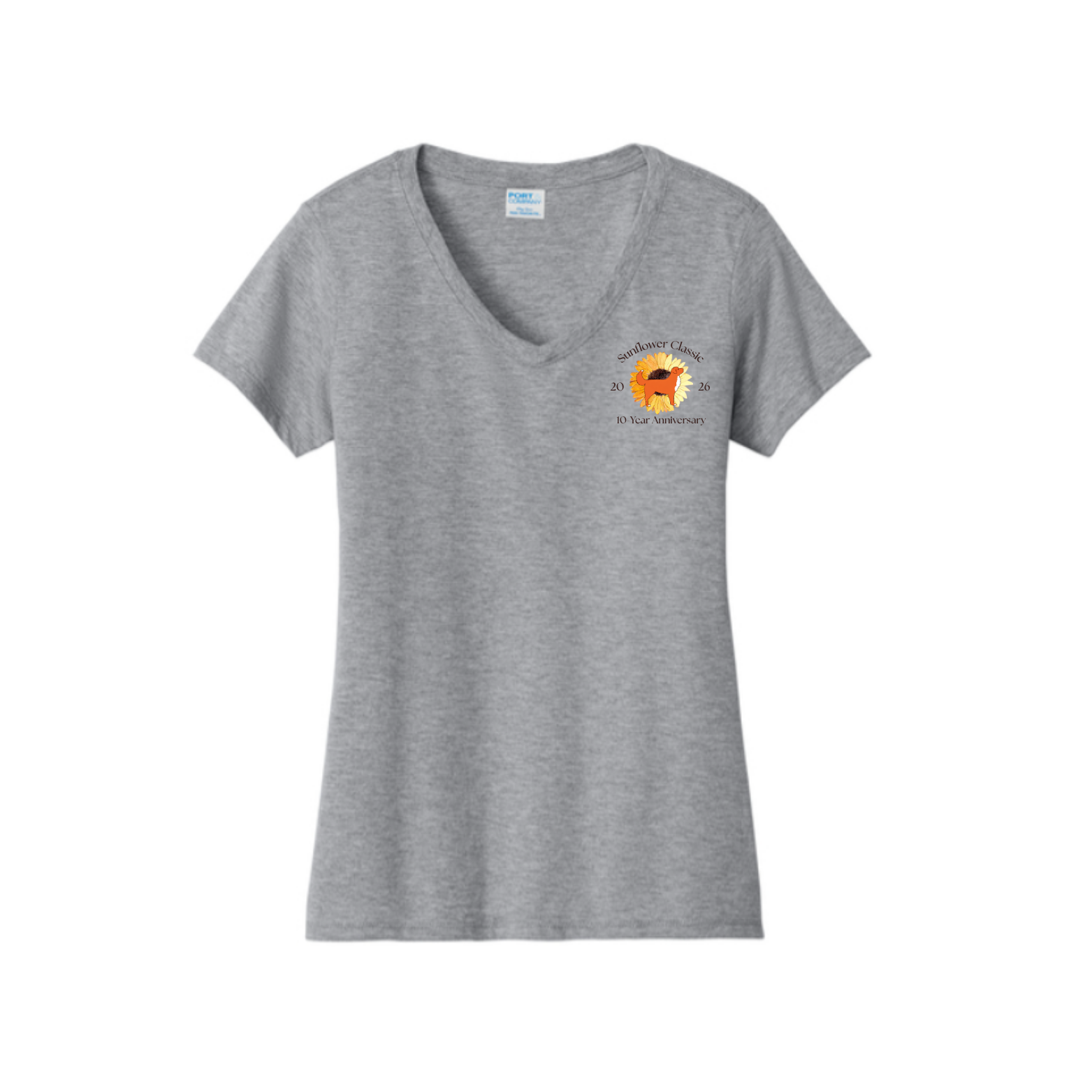 Port & Co™ Women's V-Neck Tee