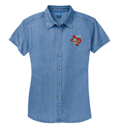 Port & Co Women’s Short Sleeve Denim