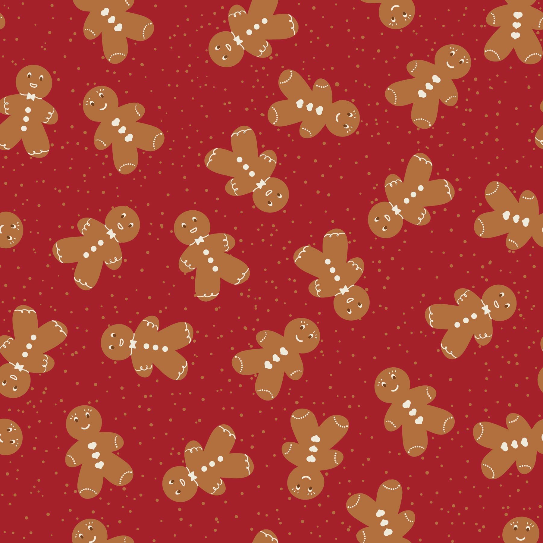 Gingerbread Cookies Plain on red.jpg