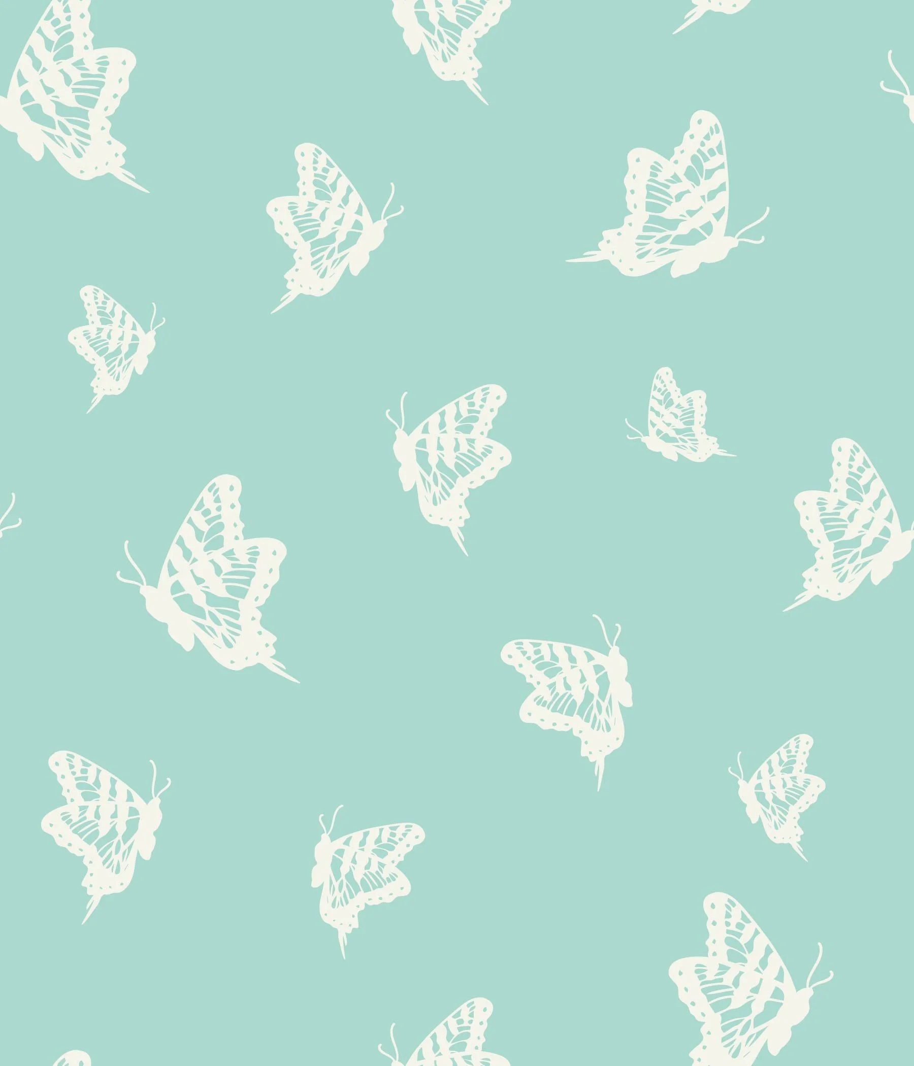 Butterfly on sea foam green.jpg