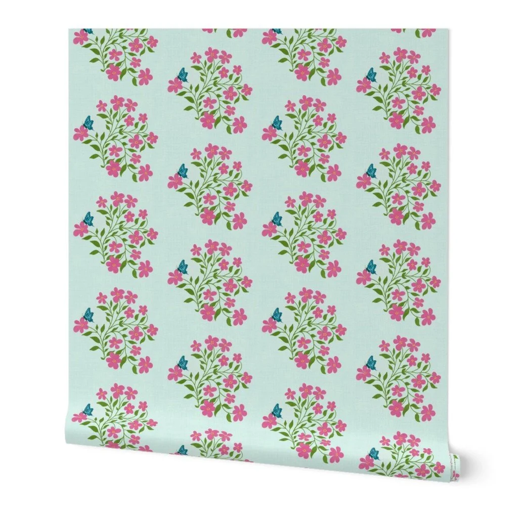 19093180-linen-look-block-print-pink-flowers-floral-blue-butterflies-pale-aqua-girls-by-tracey_skafidas (2).jpg