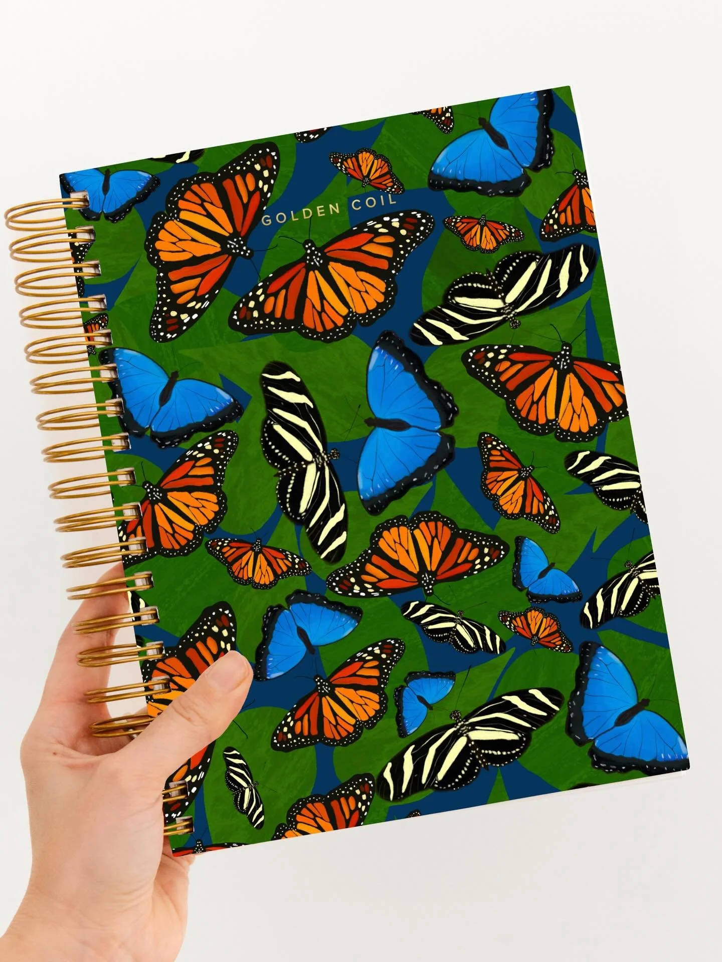 🦋 My entry for the @golden.coil planner design contest for 2026! I have a love of paper planners and this design has vibrant colors and magical butterflies that would bring me joy every time I saw it on my desk. ✨What do you think? 

#gcxdesign26 #i