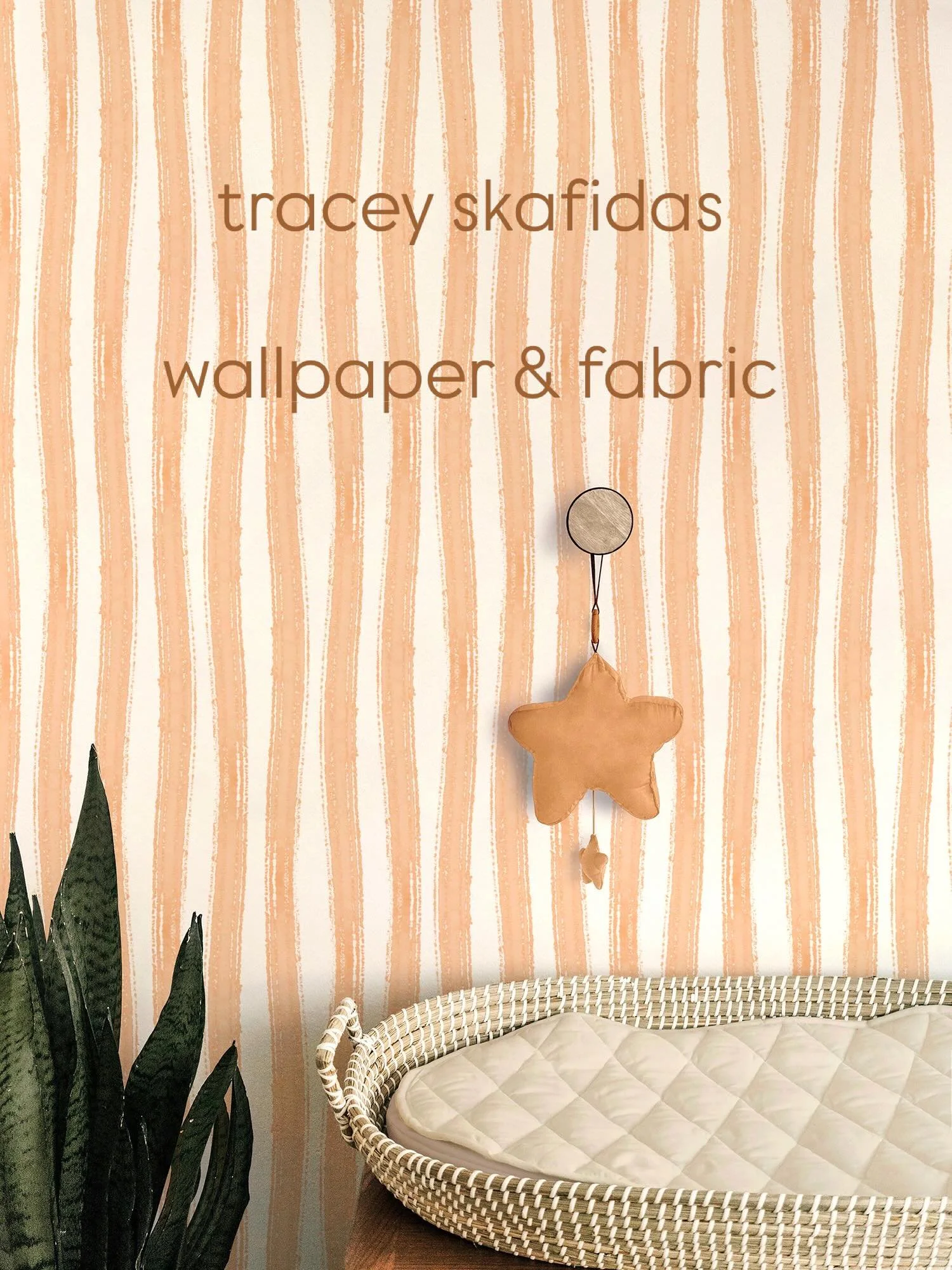Soft watercolor stripes with a breezy feel, custom colors by request. Available now on Spoonflower.com as wallpaper, fabric and home decor. Search design number 22480480

#interiordesign #nurseryinspo #nursery #nurserydecor #wallpaperforwalls