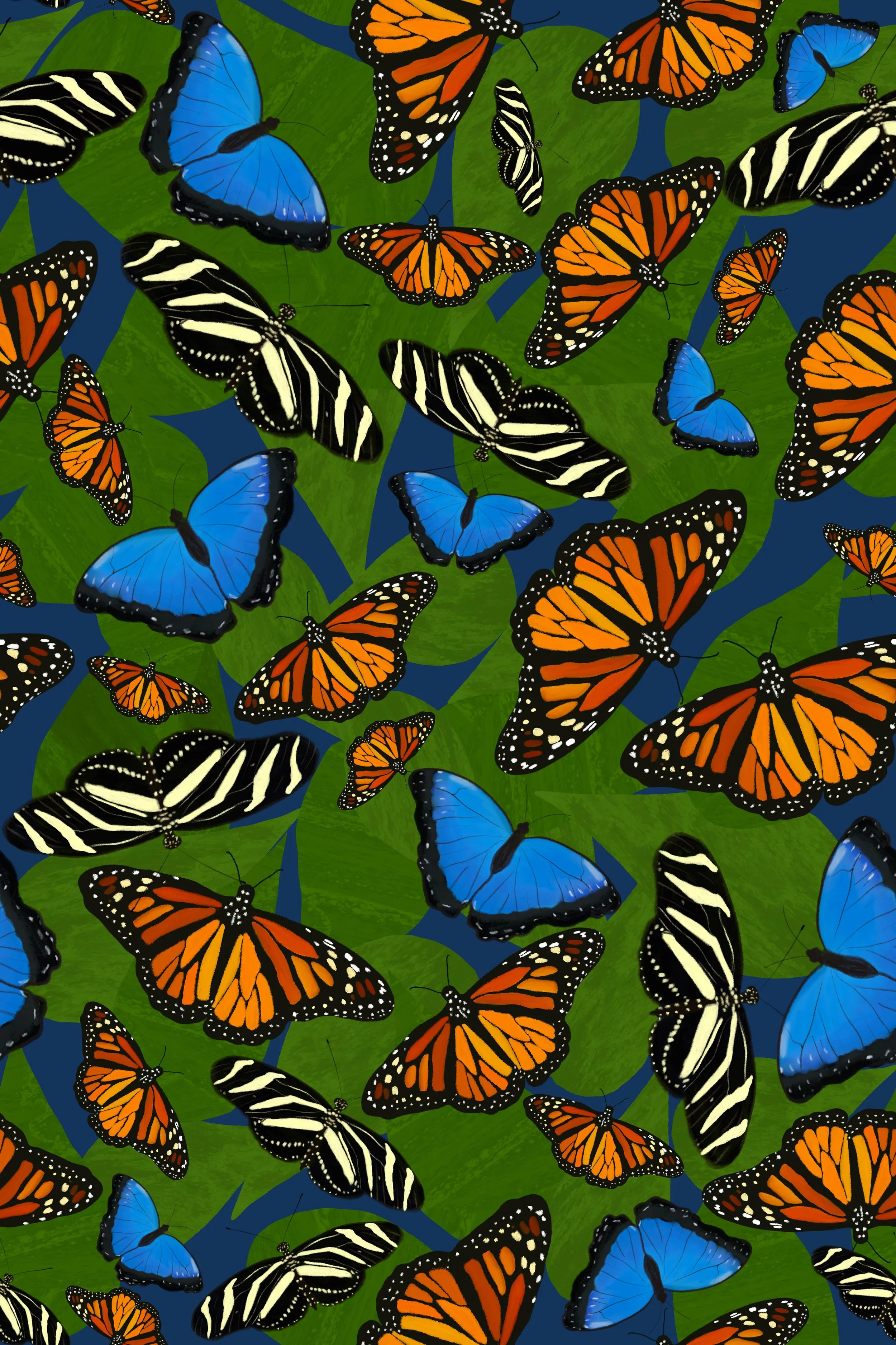 Mixed Butterflies on dark blue.jpg