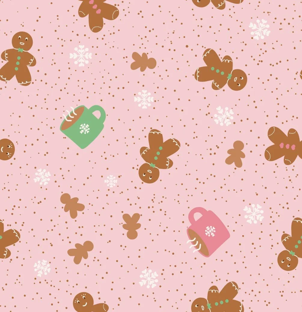 Gingerbread cookies hot cocoa pink.jpg