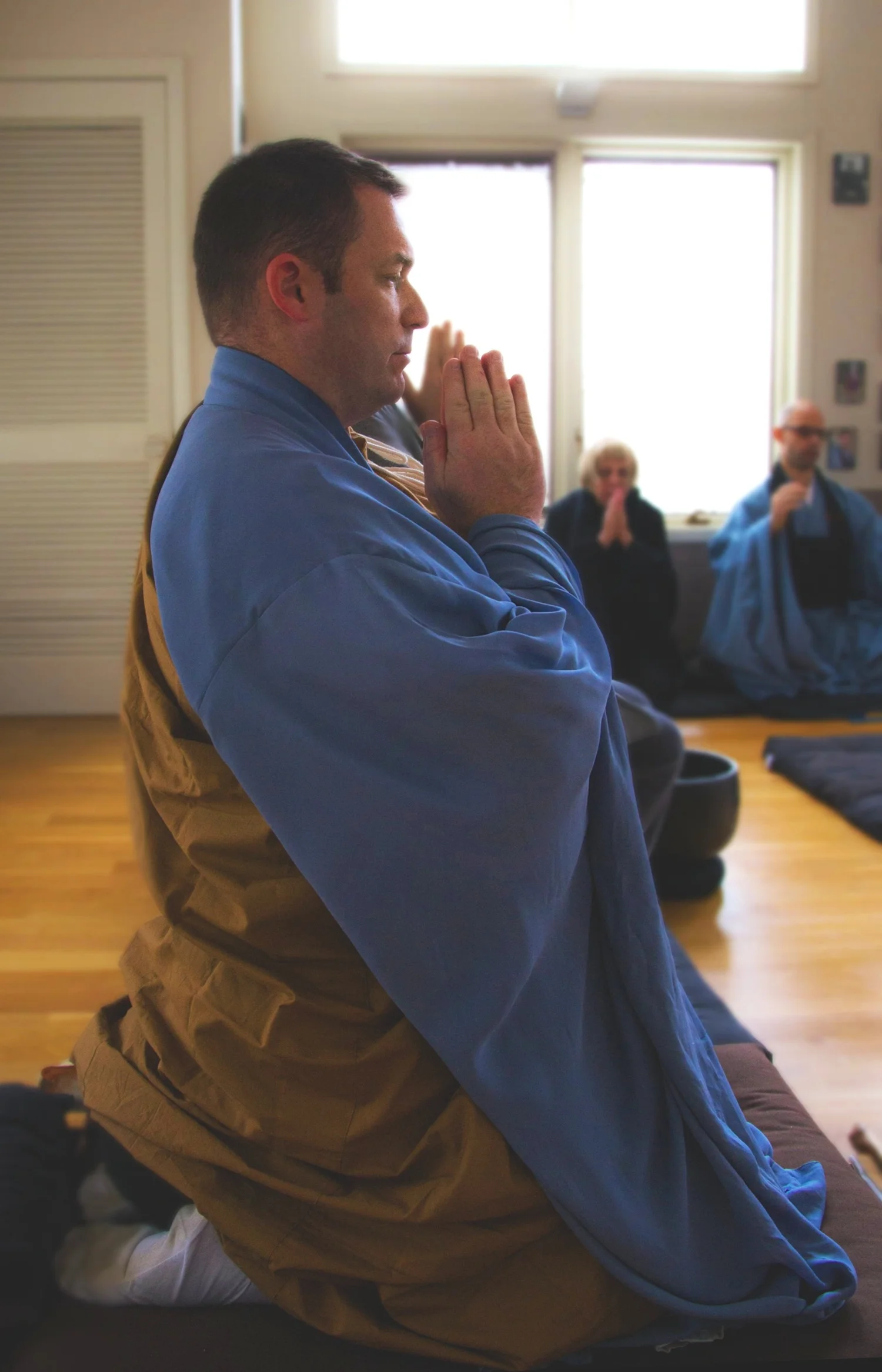 Greg Tetsuzan Noble Roshi leading practice at Alexandria Zen Center