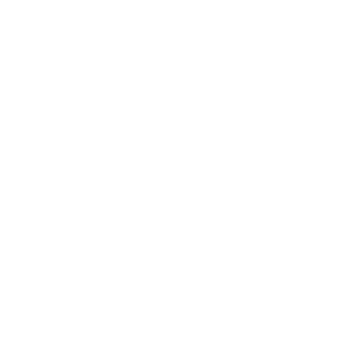 White lightbulb icon with rays on a black background.