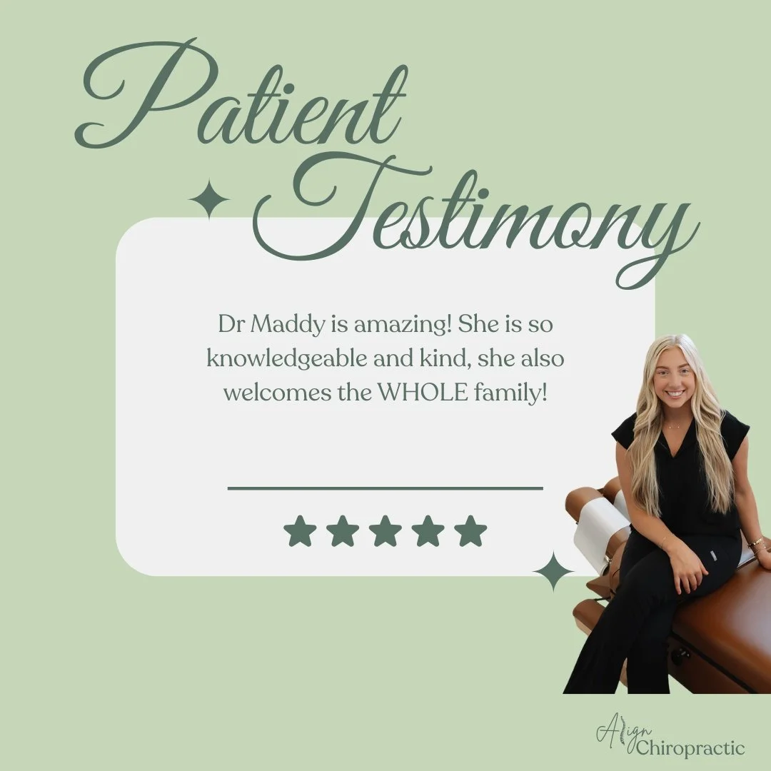 My greatest honor as a chiropractor is when a patient trusts me not only with their own care, but with their loved ones, too. There&rsquo;s no bigger compliment than being asked to care for an entire family! 

To the 316 community. We see you and we 