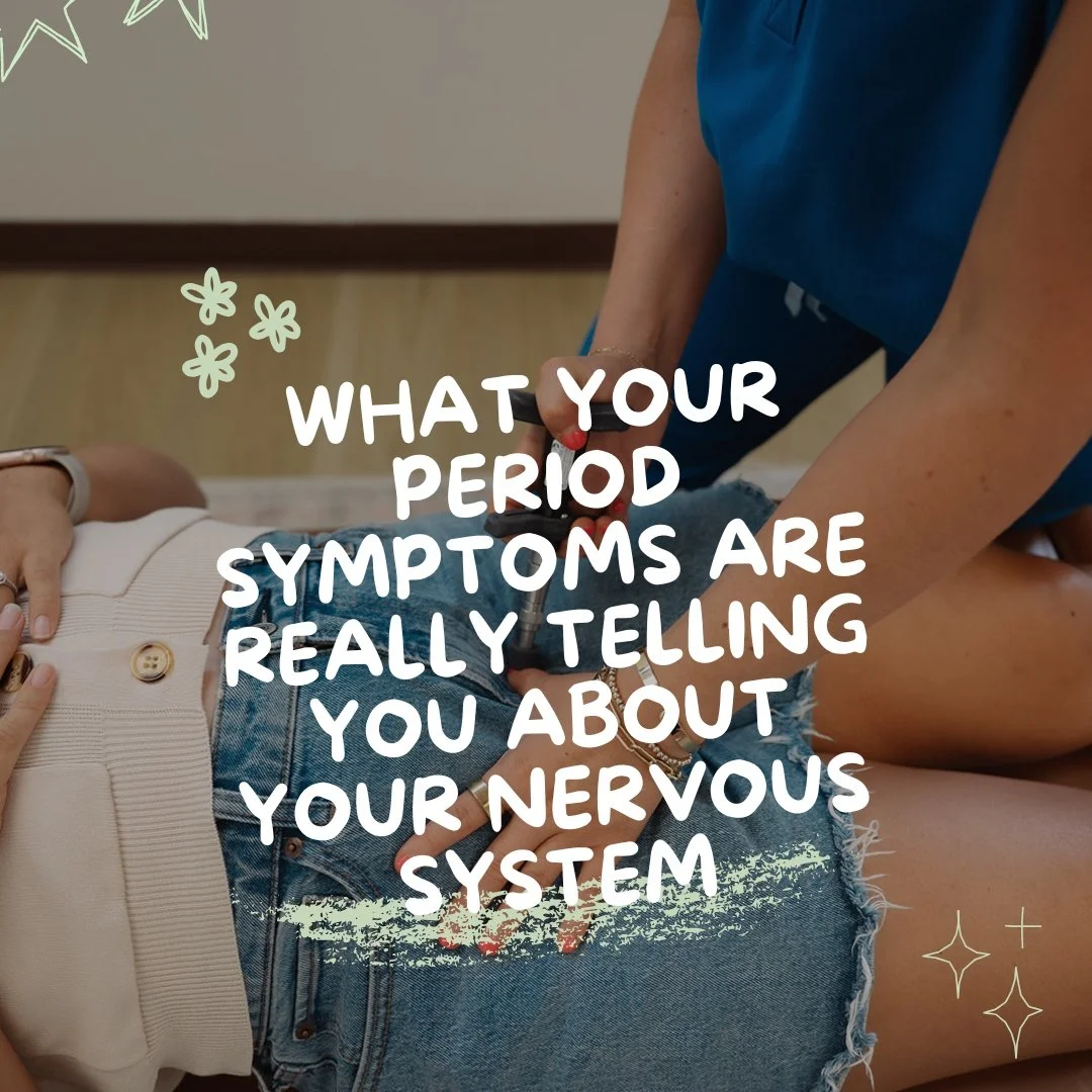Ladies, what if I told you that your period pain, mood swings, and irregular cycles aren't just &quot;normal&quot; parts of being a woman?

Your menstrual cycle is one of the most honest indicators of your nervous system health. 

When your body is i