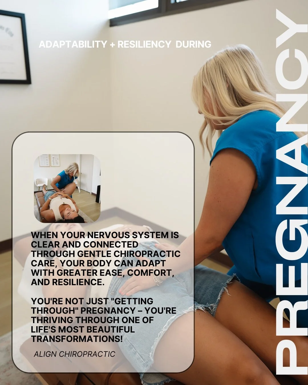 Mama, in just 9 months, your body will undergo THE most dramatic transformation of your entire life.

Your heart will pump 50% more blood, your ribcage will expand, your pelvis will shift and widen, your center of gravity will completely change, and 