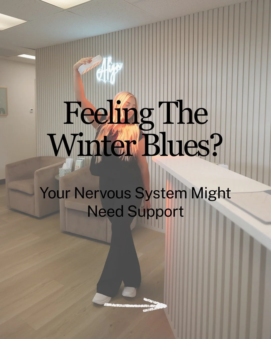 the winter blues aren't just in your head - they're in your nervous system.

When the seasons shift, your body has to adapt.
Less sunlight.
Colder temps.
Different routines.
And your nervous system is working overtime to keep up.

That's why you migh