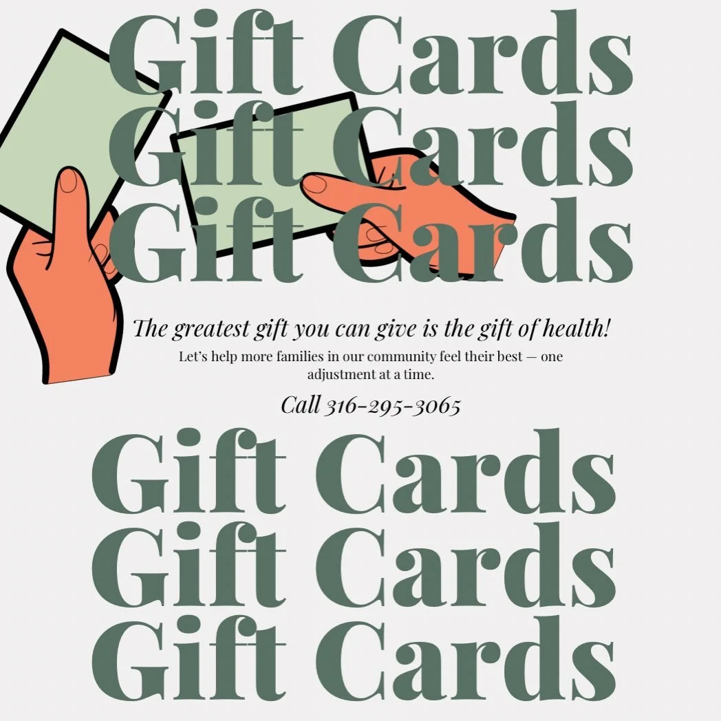 Give the gift of feeling your best!
Align gift cards available!🎄✨

#chiropractic #wichitaks #health