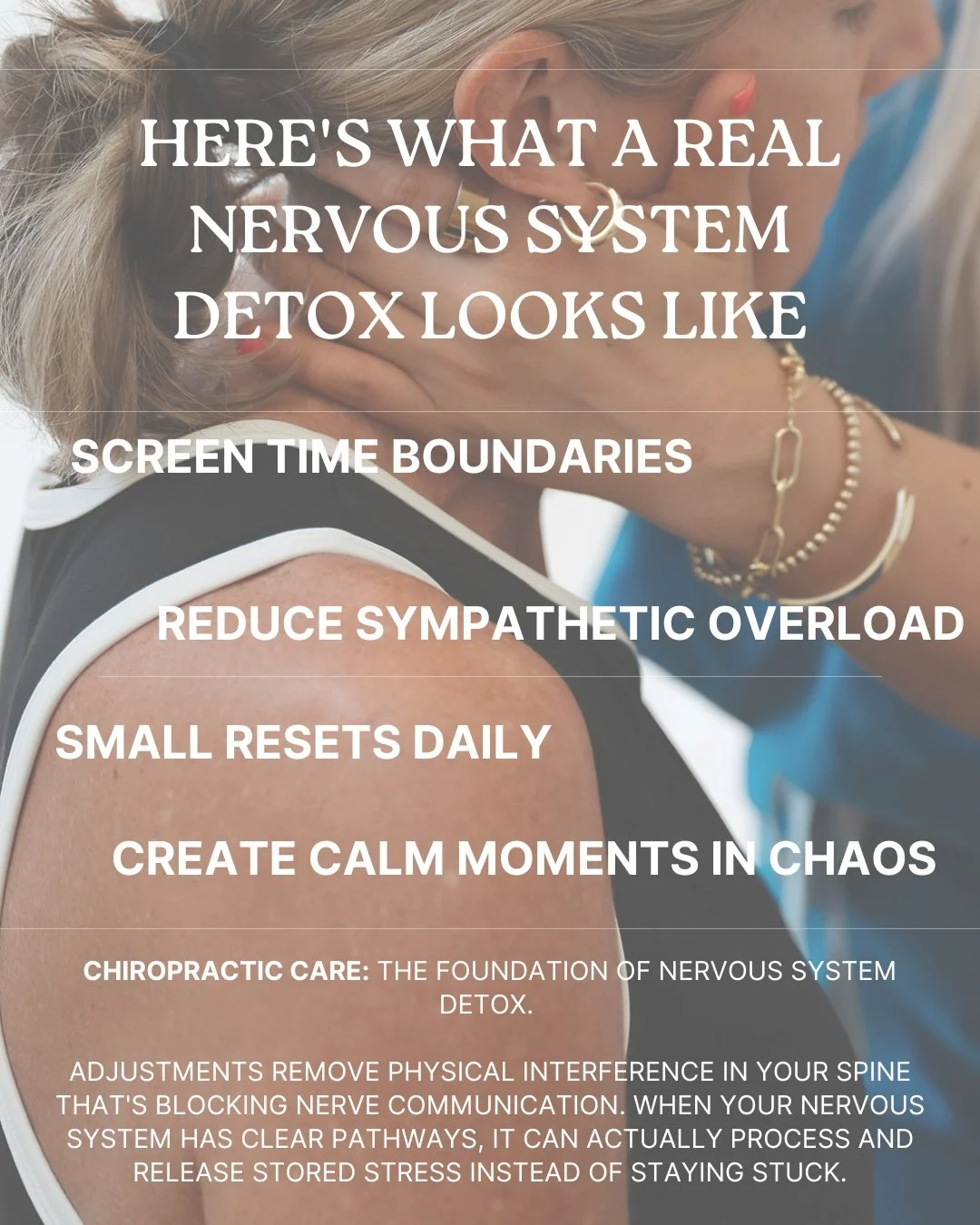 Forget juice cleanses. Your nervous system needs a detox.

Everyone's talking about detoxing in January - liver cleanses, juice fasts, elimination diets.

But nobody's talking about the detox that would actually change your life: a nervous system det