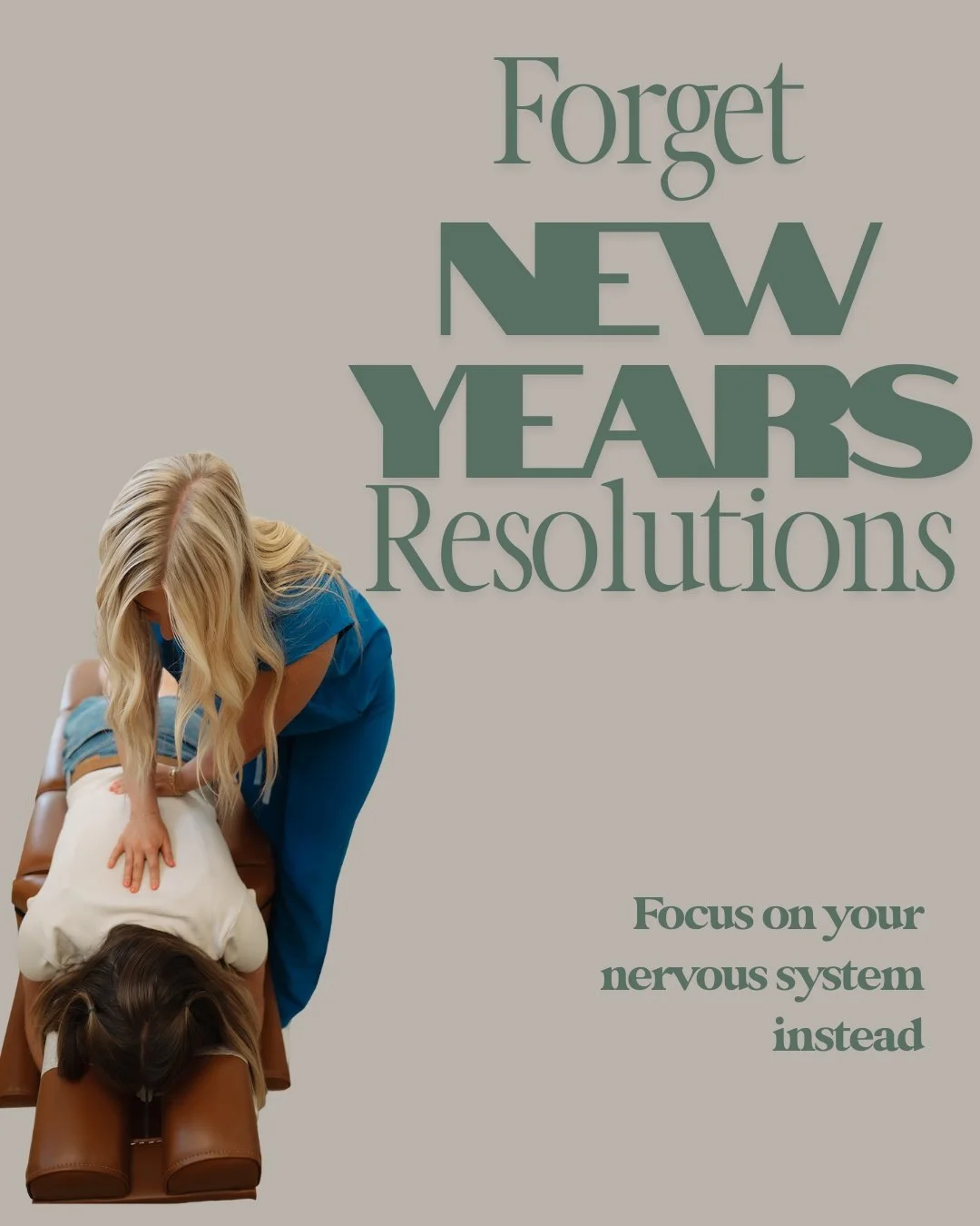 Forget New Year's resolutions. Focus on your nervous system instead. 🎯

Every January, we set the same goals: lose weight, sleep better, manage stress, have more energy, be more present.

And every February, we wonder why nothing stuck.

Here's what
