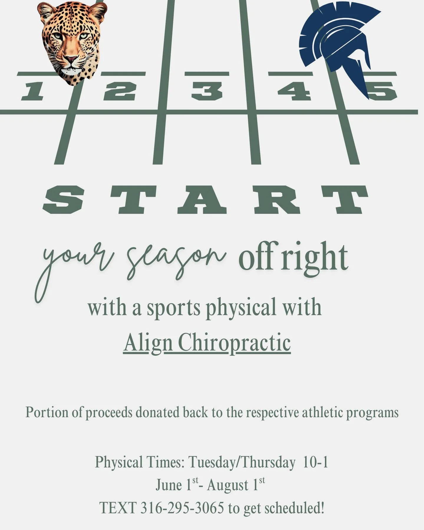 🏈⚽️ SPORTS PHYSICALS ARE HERE ⚽️🏈

At Align Chiropractic, we wanted to create a sports physical experience that feels different, not rushed, not impersonal, and focused on supporting local families and athletes well!

✔️ Easy scheduling
✔️ Family-f