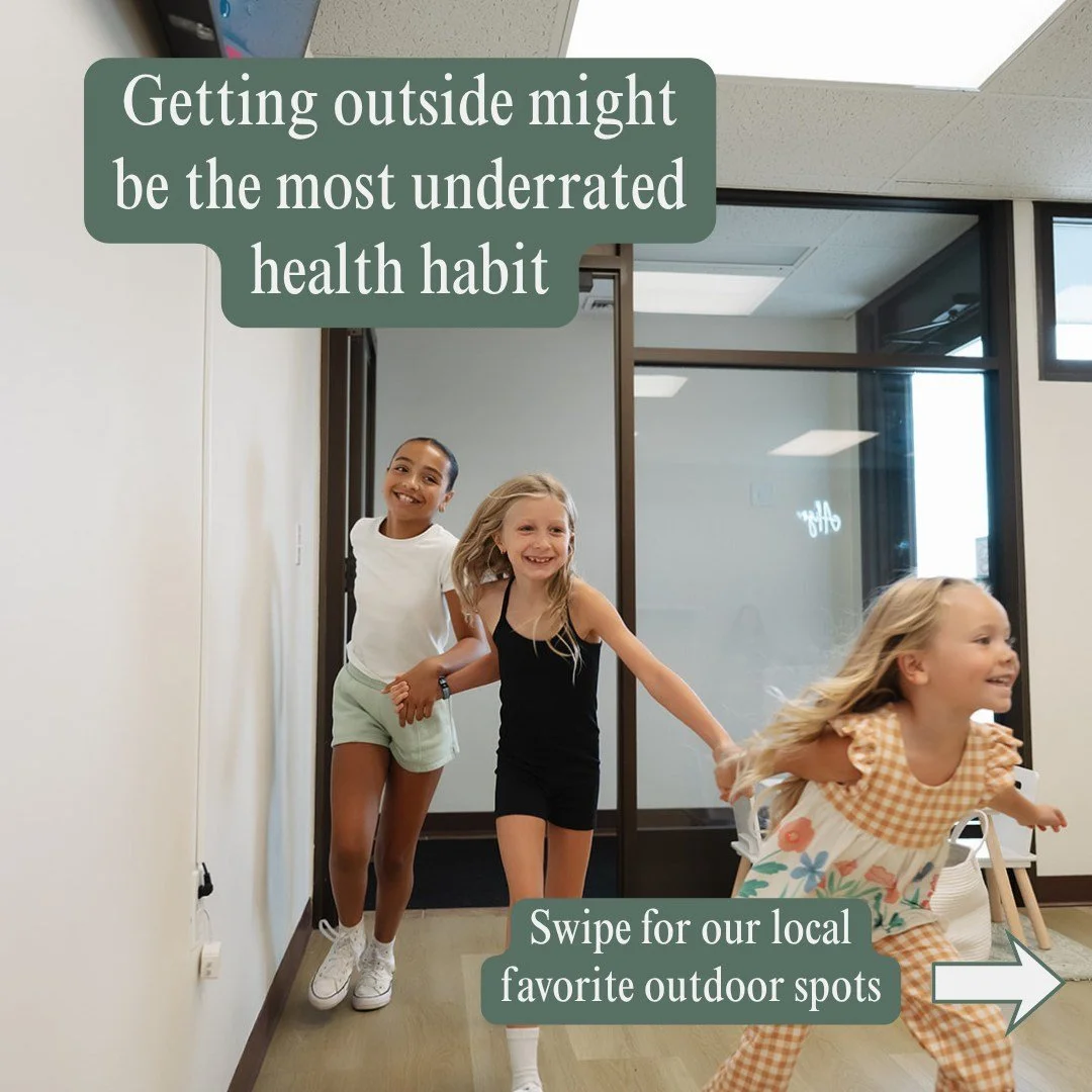 Fresh air, sunshine, movement, connection&hellip; getting outside might just be one of the most underrated health habits out there ☀️🌿

In a world full of screens, busy schedules, and constant stimulation, time outside helps families slow down, reco