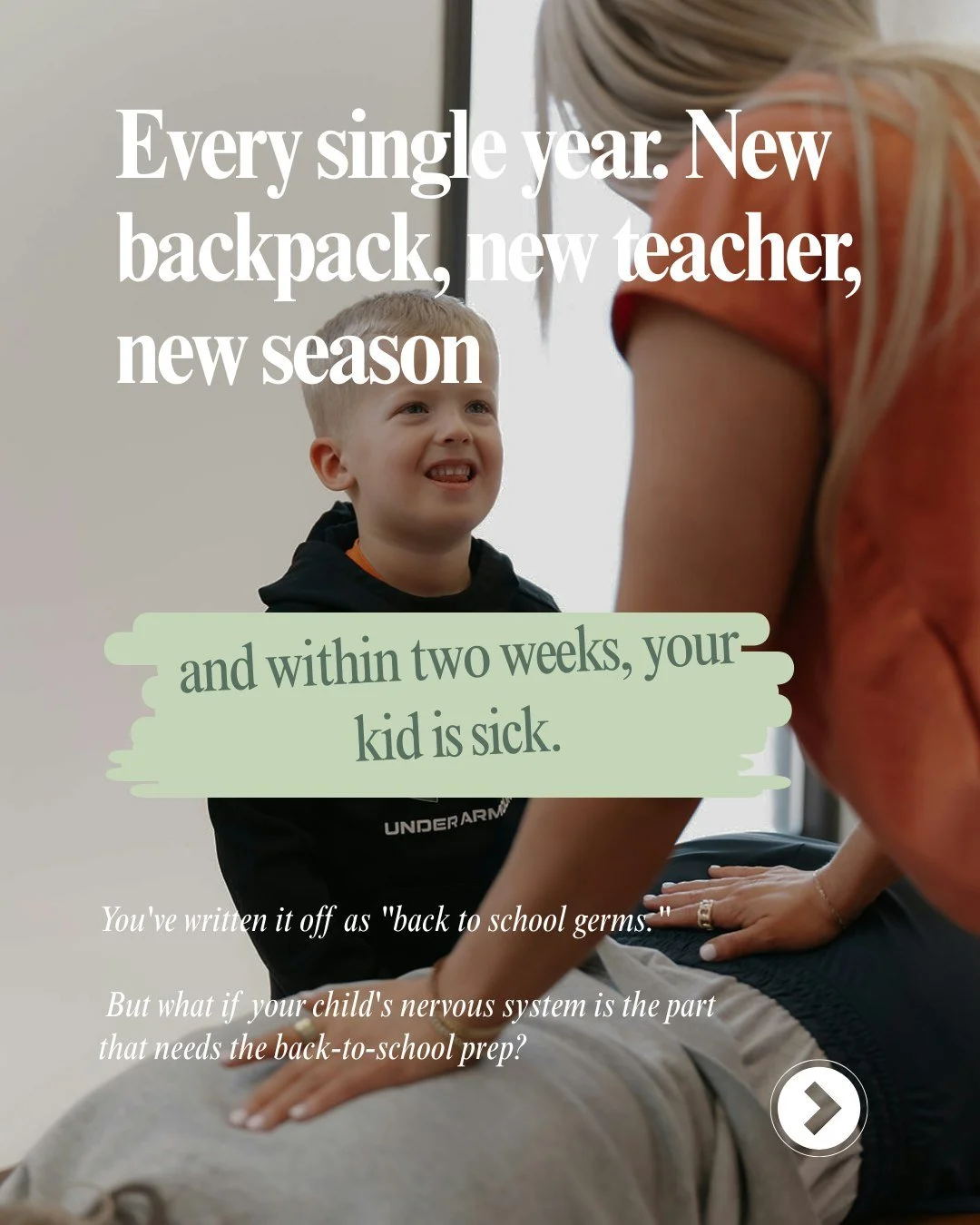 Every year without fail. New school supplies, fresh enthusiasm &mdash; and within two weeks, your kid is sick.

You've chalked it up to the germs that get passed around when hundreds of kids crowd back into the same building. And yes, exposure is rea