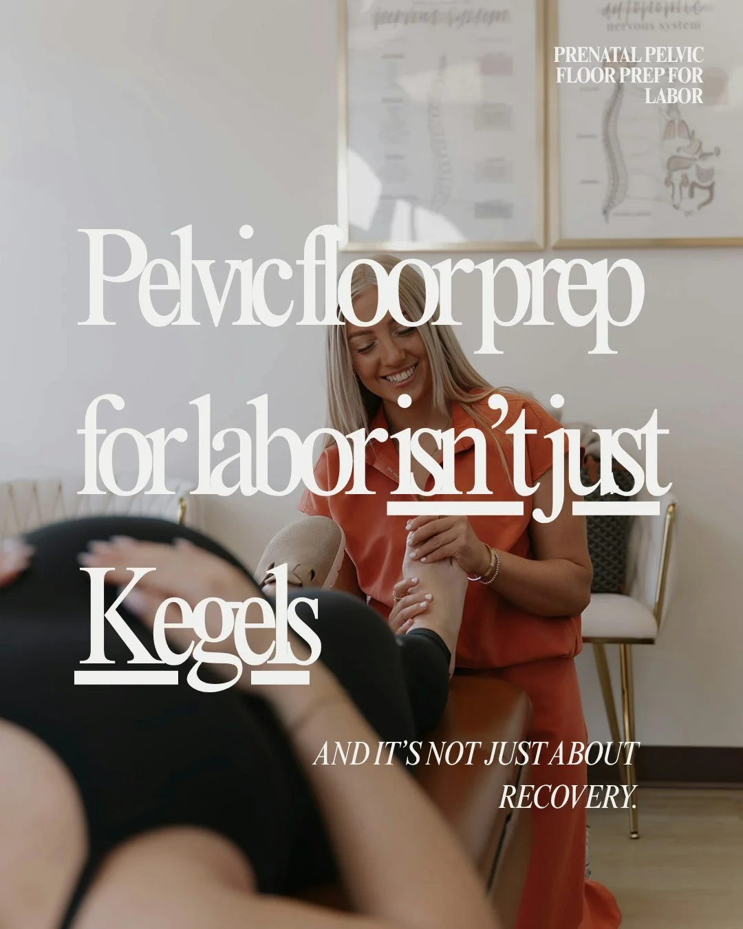 Let's talk about pelvic floor prep &mdash; and no, we don't just mean Kegels.

So much of the conversation around the pelvic floor focuses on RECOVERY after birth. And that matters. But prep matters too &mdash; arguably more, because a pelvic floor t