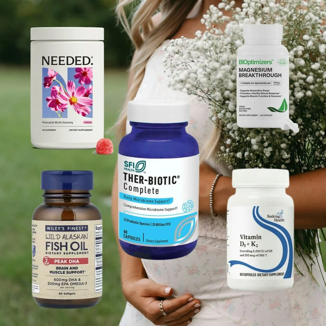 A little peek into Dr. Maddy's pregnancy supplement routine 

I&rsquo;ve been really intentional about supporting my body and baby with quality nutrients throughout pregnancy. Here&rsquo;s what I&rsquo;m currently taking:

🤰  Needed Prenatal Gummies