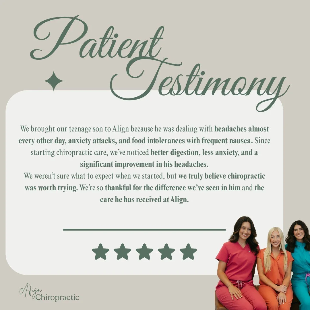 Parents, does your teen struggle with frequent headaches, anxiety, or digestive issues? 

These challenges can affect so much of their daily life. Hear from one family about the improvements they&rsquo;ve noticed in their son since starting care at A
