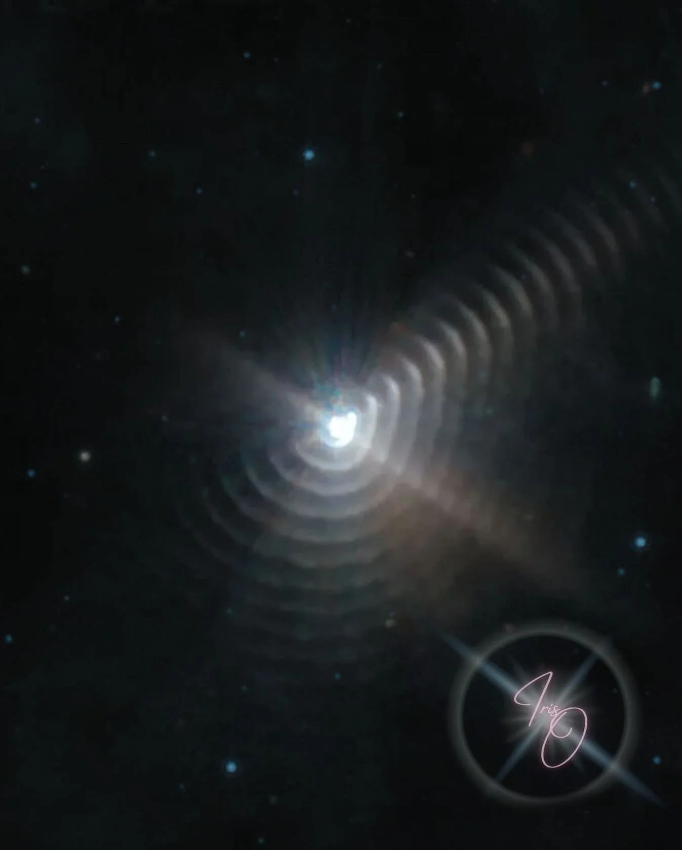 In the blackness 

I saw the singular undulating wave of your life 
as a wavelength of light
I saw civilizations risen
regal and strong, as if immortal
only to be crushed
crumbled under forgetful sands,
buried along with the treasures 
of their times