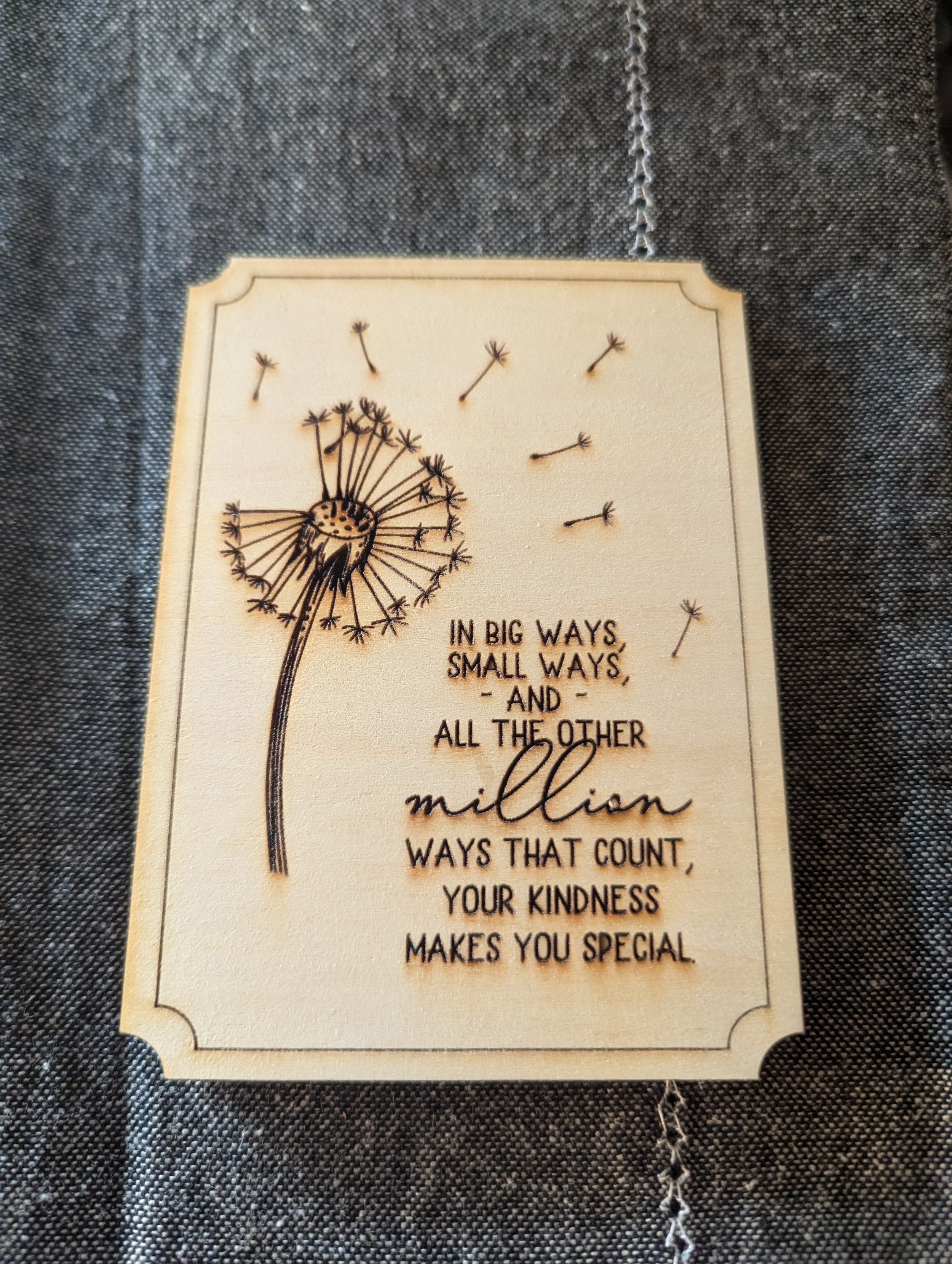 Gift Card Holder - Thank You - Make a Wish
