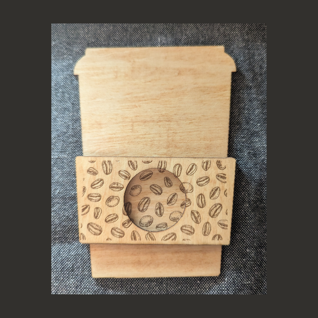 Coffee Cup Gift Card Holder