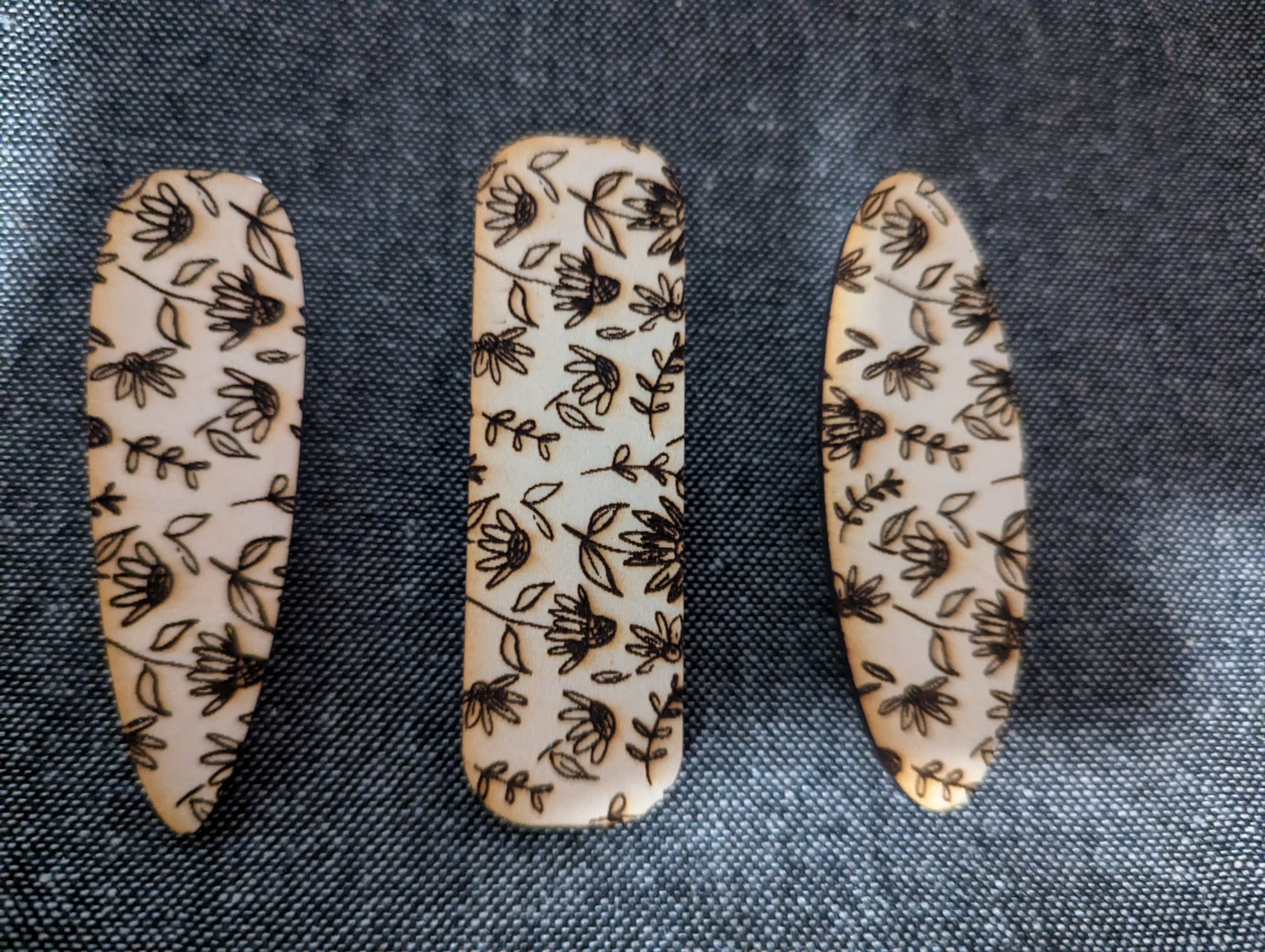 Hair Clip Set of Three - Daisy