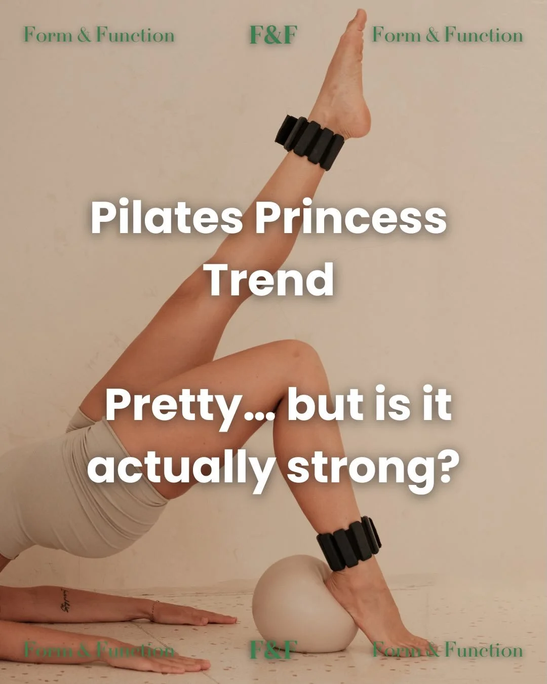 Pilates Princess energy 👑✨ Soft on the outside, STRONG underneath 💪 
Pilates builds deep, functional strength &mdash; without heavy impact or rushed reps. Come feel the quiet burn 🔥 
Save this 📌 Tag your Pilates bestie 💕 Join us at Form &amp; Fu