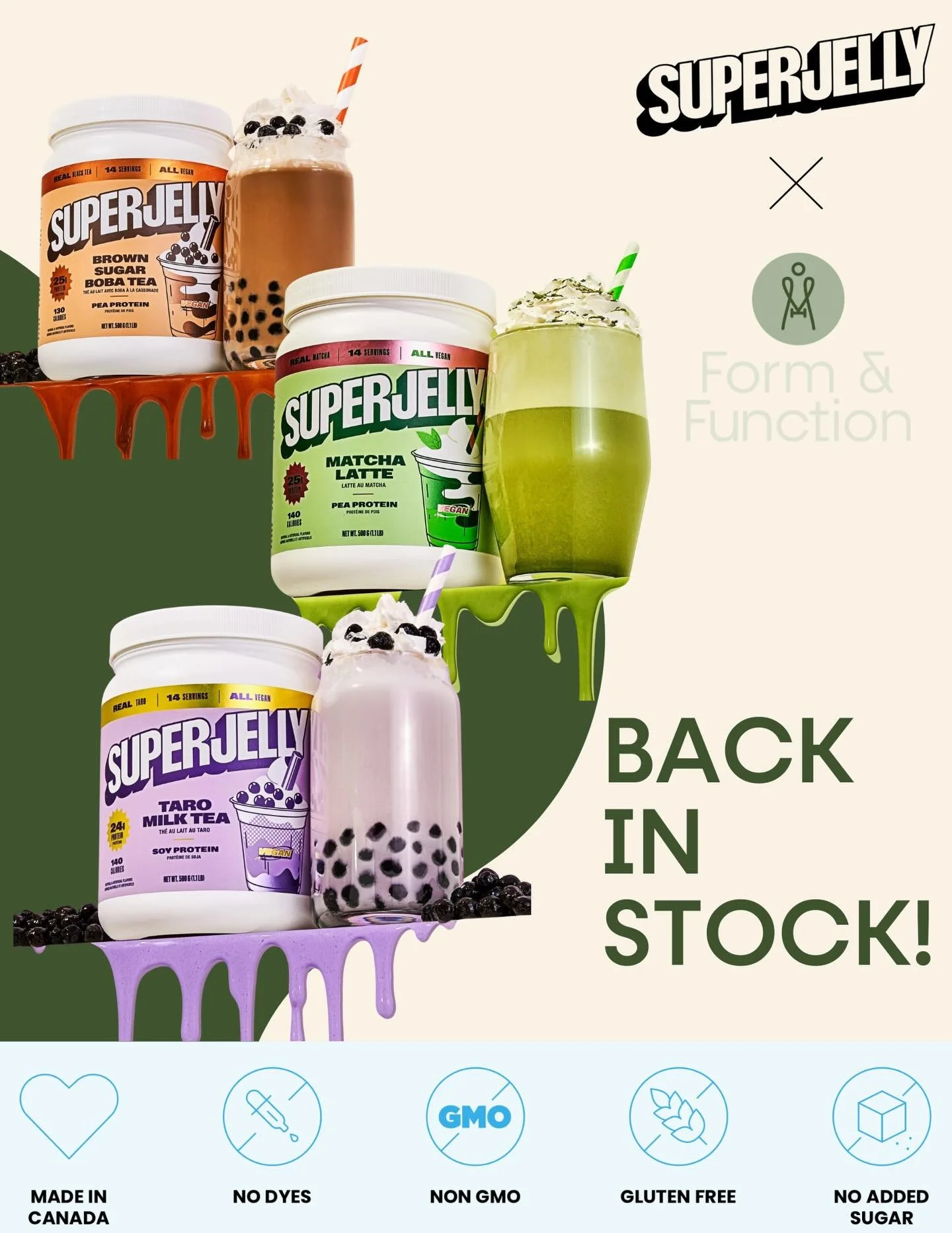It&rsquo;s about time we&rsquo;ve restocked on @superjellyco! 💚🩵😋 Grab yours after a fitness session and score a FREE shaker bottle for purchase over $100! 🚀#FuelYourJourney #ProteinPower #SuperJelly