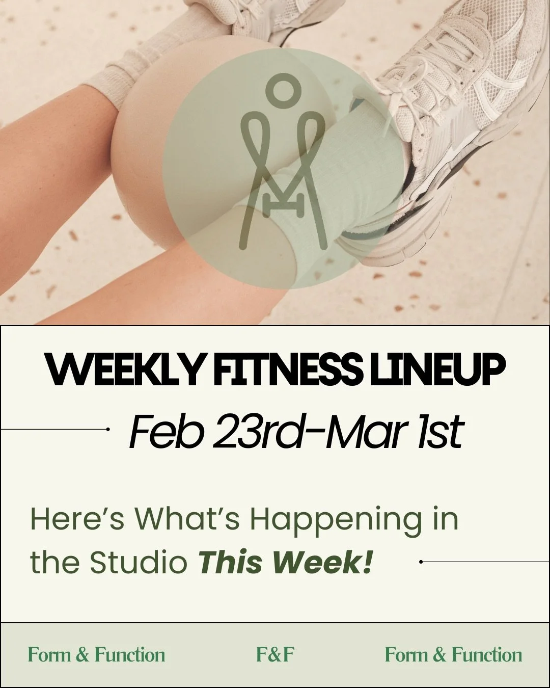 New week = new chances to move 🔥 
Whether you&rsquo;re lifting, dancing, stretching, or just showing up for yourself. We&rsquo;re here for it.
Check the schedule, grab your spot, and let&rsquo;s make this week feel GOOD. 
Let&rsquo;s move 💪

#Fitne