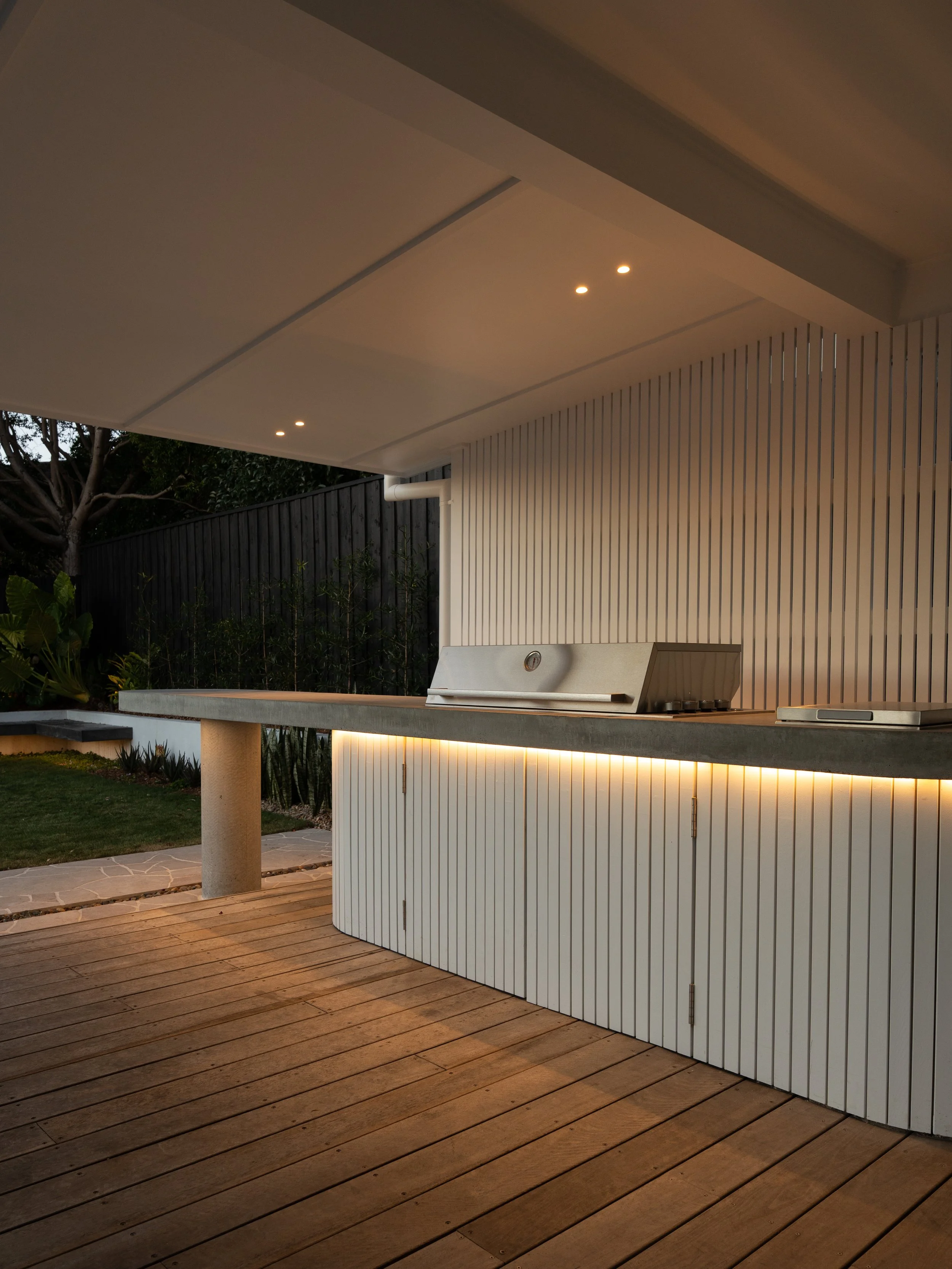 Off form concrete kitchen design and installation in Wamberal on the Central Coast NSW