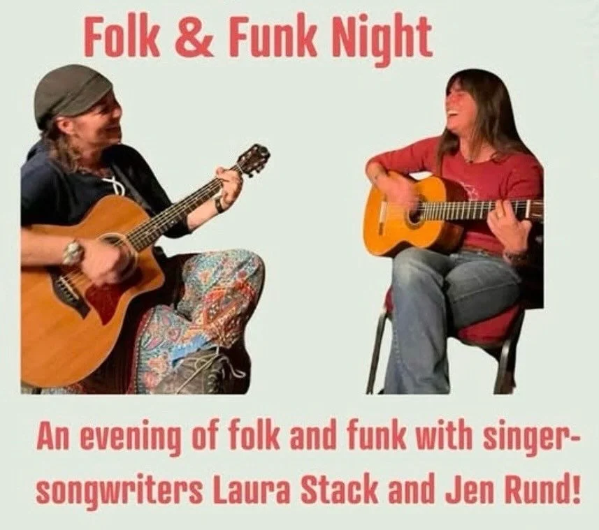 Folk and Funk Night tonight!!! 5-7pm MDT. Join singer-songwriters Laura Stack and Jen Rund at Cafe Colibri in Las Vegas, NM or LIVE on my personal Facebook page! 
Virtual tip jar Venmo @laurastackmusic
#gig #livemusic #femalesongwriters #folkandfun