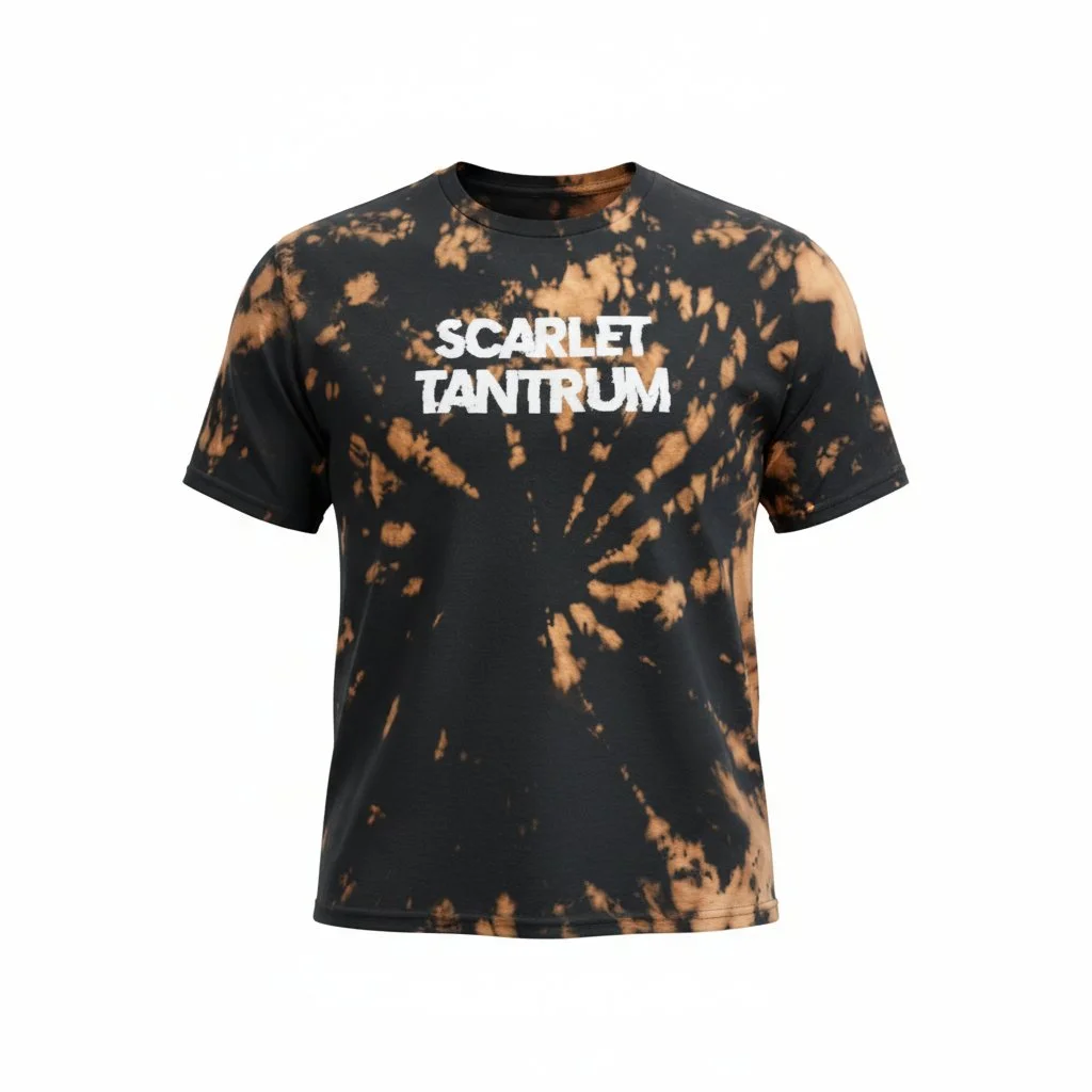Bleach Dyed Scarlet Tantrum Shirt