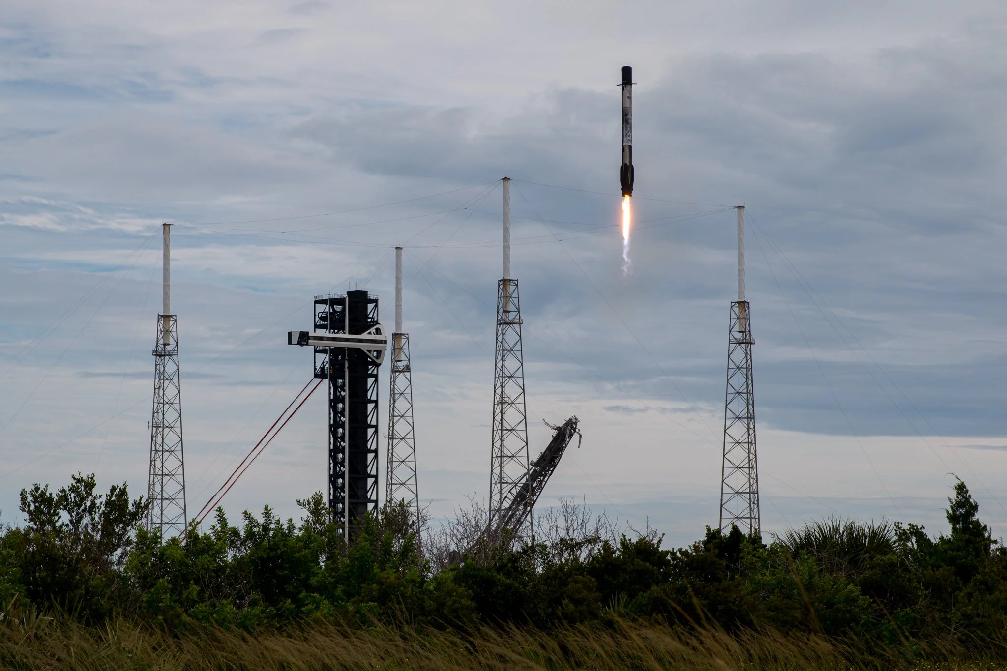 Crew-13 Empty Pad - Booster Home
